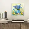 Gieter - Lavendel - Bloesems aluminium wit klein -sfeer1