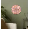 Vloeiend - Olie - Verf - Kleur Wandcirkel kunststof plaat 5mm dik klein 188 -sfeer3