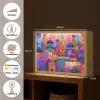Kleurrijk paradijs - Levendig - Islamitisch Light Box met batterij (Wandlamp) middel -USP_websiteoverzichtNL