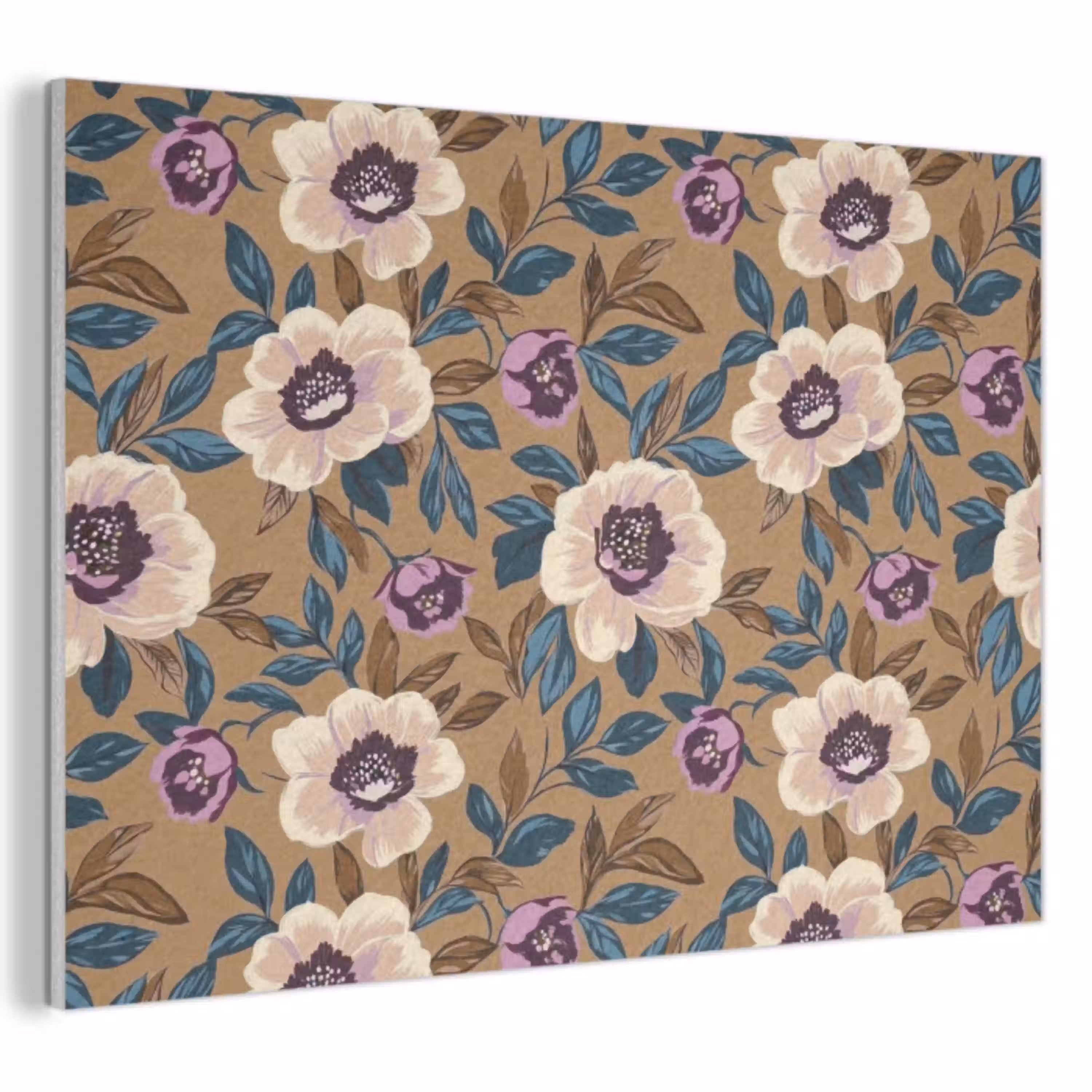Floraal - Stilleven - Kleurrijk PET vilt klein 837 -3d