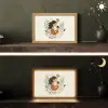 Illustratie - Moeder - Kind - Liefdevol Light Box met kabel (Tafellamp) klein -sfeer3