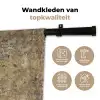 Bruin - Wit - Vlekken - Graniet Wandkleed katoen klein 269 -sfeer2