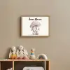 Paddenstoel - Konijn - Roze Light Box met batterij (Wandlamp kind) middel -sfeer2_kind