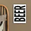 Bier - Japandi - Decoratie - Zwart canvas 2cm klein -sfeer3