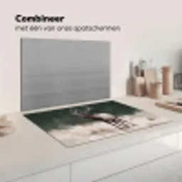 Edelhert - Gewei - Schildering - Rustiek Inductie beschermer vinyl 3mm klein -wsfeer7_website