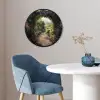 Doorkijk - Landschap - Bloemen - Tuinboog - Natuur Fotolijst rond zonder passe partout klein -sfeer2