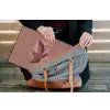 Illustratie - Vogels - Abstract - Roze laptophoes neopreen klein -tas