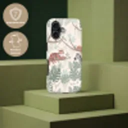 Jungle - Rustiek - Pastel Toughcase MagSafe Apple iPhone 17 klein -USP_PrintM_NL