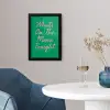 Menu - Quote - Roze fotolijst zwart zonder passe partout klein -sfeer4