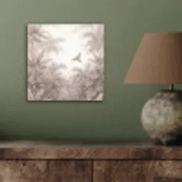Papagaai - Jungle - Tropisch aluminium wit klein -sfeer2