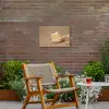 Vanilletaart - Cake - Romig Tuinposter op houten frame 2 cm dik klein -sfeer3