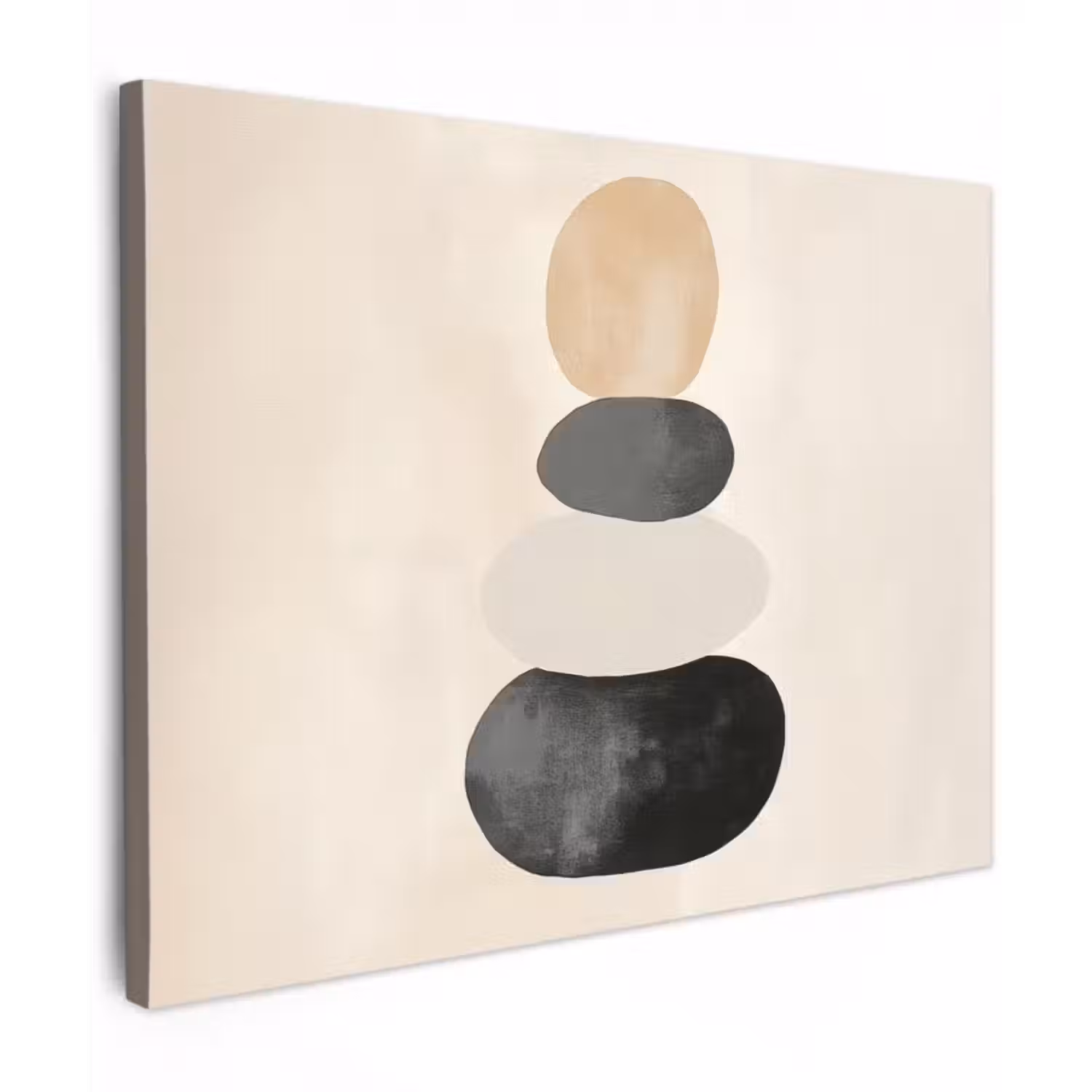 Leinwandbild - Japandi - Wabi sabi - Beige