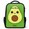 Kawai - Avocado - Groen Rugzak - Zwart middel -3d