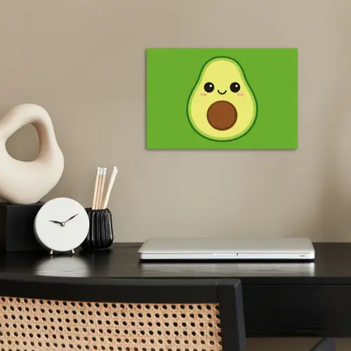 Avocado - Groen - Speels poster papier klein -sfeer1