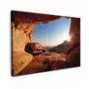 Grot - Woestijn - Zon - Landschap canvas 2cm klein -z3d