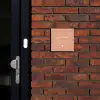 Zalmroze - Sierlijk Naambord Vierkant klein -sfeer1-XS