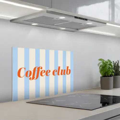 Coffee-club keuken achterwand spatscherm klein -3d_schuin