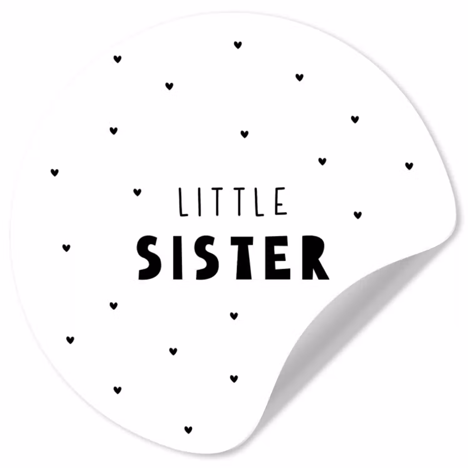 Behangcirkel - Meisjes - Zusje - Little sister - Spreuken - Quotes