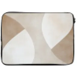 Bruin - Japandi - Abstract laptophoes neopreen klein -zkaufland3dotto