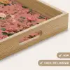 Klassiek - Botanisch - Roze Dienblad Rechthoek middel 911 -USP_HandgreepES