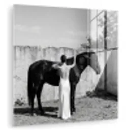 Vrouw - Paard - Artistiek plexiglas 5mm klein -zzzproduct_nieuw