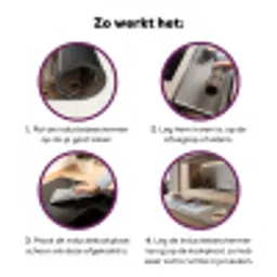 Boerderijdieren - Groep - Mist - Natuur - Rustiek Inductie beschermer vinyl 3mm klein -zzzzzzz-cc-werking