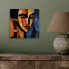 Abstract - Portret - Kleurvakken aluminium wit klein -sfeer2