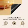 Donut - Romig - Poedersuiker - Beige Inductie beschermer vinyl 3mm middel -sfeer4