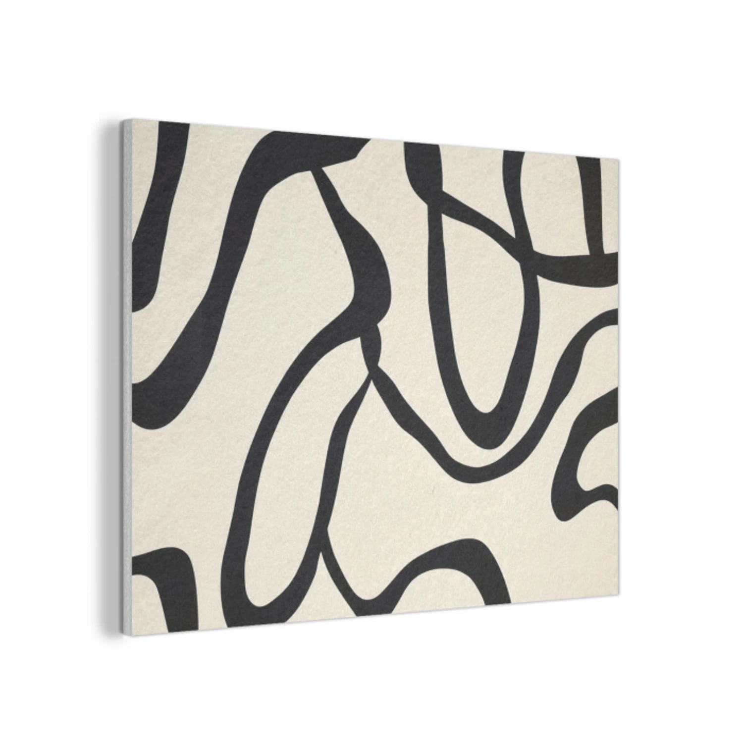 Abstract - Lijnen - Modern - Beige PET vilt klein -3d