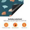 Zee - Dieren - Donkerblauw - Schelpen Inductie beschermer vinyl 3mm klein 276 -zzzzzzz-td-onderkant