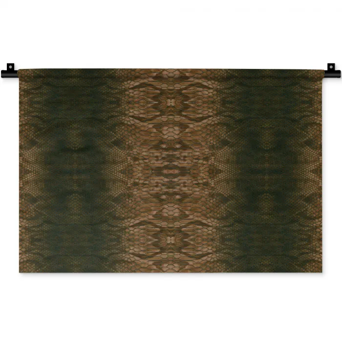 Slang - Boa - Bruin Wandkleed katoen klein 269 -zz3d