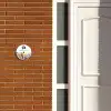 Gezinsportret wit - Klassiek Naambord Rond klein -sfeer3-rond-XS