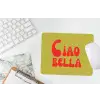 Ciao bella - Rood - Groen - Stippen muismat rubber klein -witbureau
