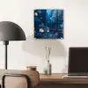 Koraalrif - Vissen - Oceaan - Blauw plexiglas 5mm klein -sfeer6