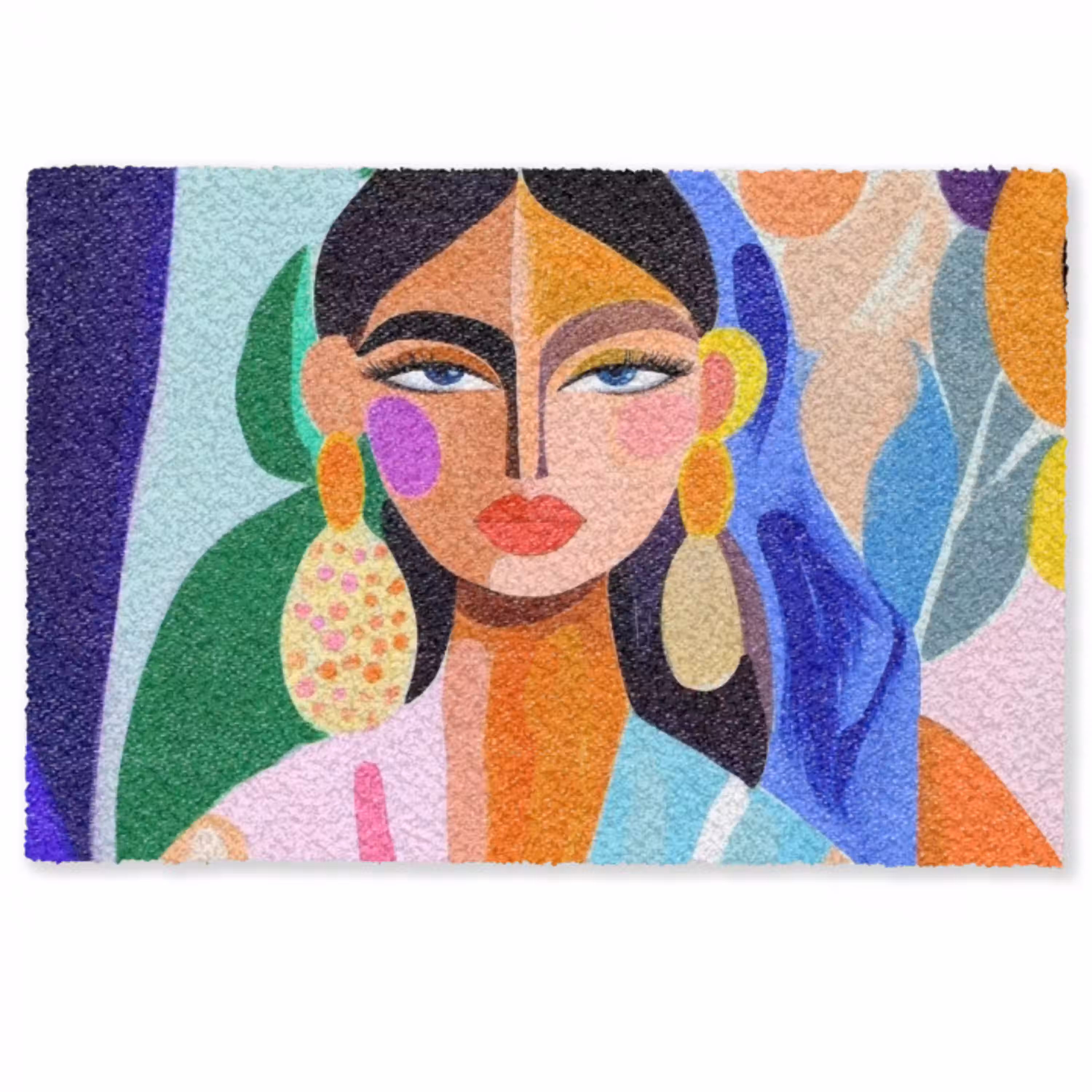 Portret - Vrouw - Modern Deurmat klein -zkaufland3d