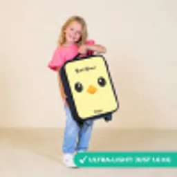 Kawai - Kuiken - Geel Kinderkoffer - Zwart klein -sfeer2_UK
