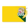 Cool - Geel - Groen Placemat vinyl groot -zzzproduct_Kitchenyeah-website
