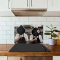 Koks - Koekenpannen - Keuken keuken achterwand spatscherm klein -sfeer2