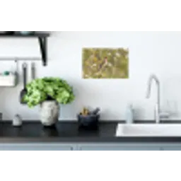 Putter - Bloesem - Lente - Natuur - Kleurrijk Muursticker klein -keuken