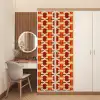 Geometrisch - Retro - Oranje deurposter klein 289 -sfeer3