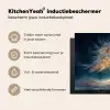 Levensboom - Nacht - Donker - Blauw Inductie beschermer vinyl 3mm middel -sfeer2