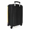 Escar-Go - Geel NBS - Handbagage koffer - Kinderen Unisex middel -achterkant