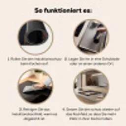 Stier - Kleurrijk - Hoorns Inductie beschermer vinyl 3mm middel -tsfeer9_DE