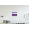 Lavendel - Natuur - Paars - Bomen - Bloemen textielposter latten blank klein -kinderkamer