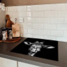 Portret van een Stille Waarnemer Inductie beschermer vinyl 3mm middel -sfeer3