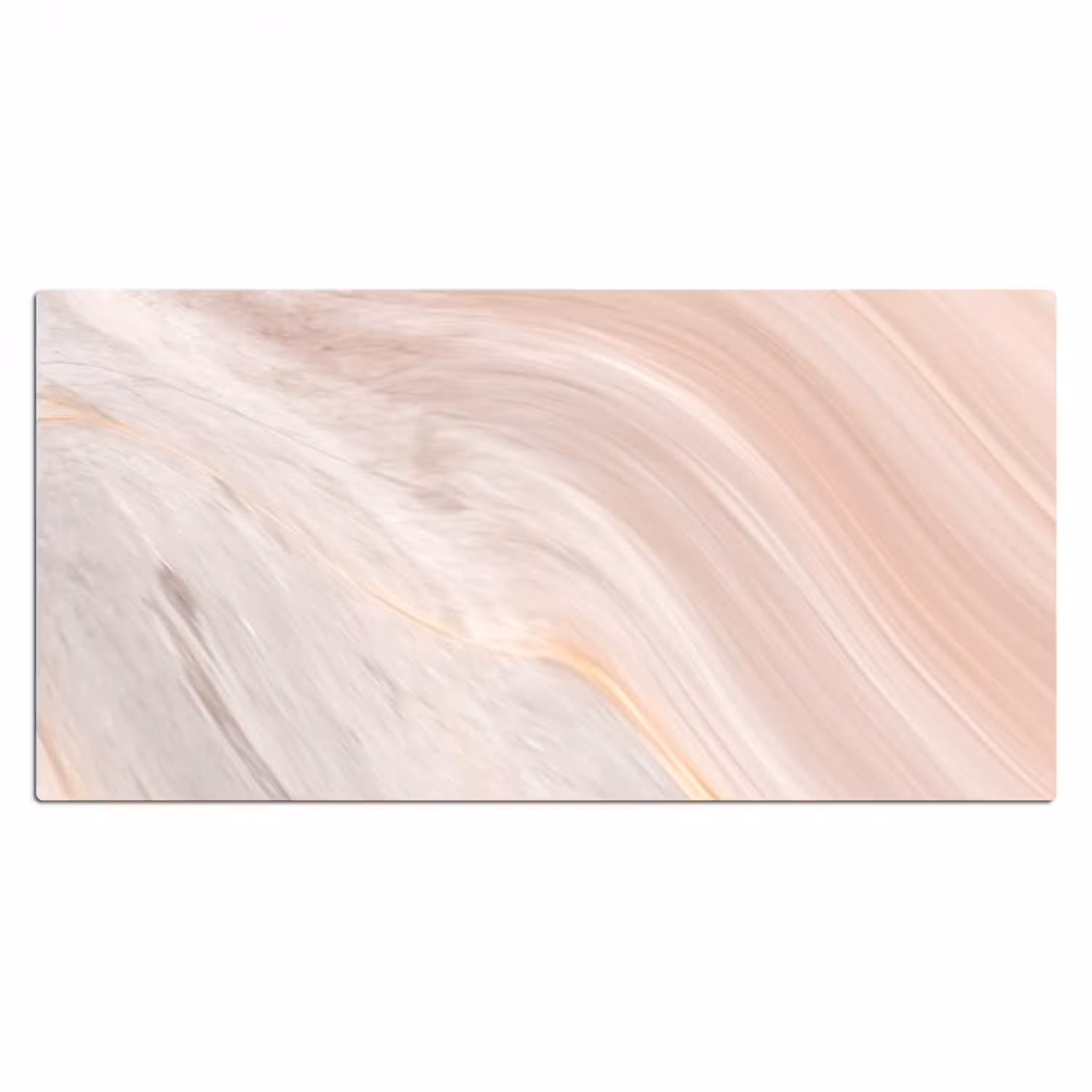 Marmer - Patroon - Pastel - Abstract - Marmerlook - Luxe Muismat XXL klein -3d_leeg