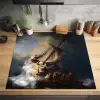 De storm op het meer van Galilea - Rembrandt van Rijn Inductie beschermer vinyl 3mm middel -sfeer5