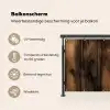 Hout - Rustiek - Donkere Planken Balkonbeschermer Duitsland klein -specs_NL