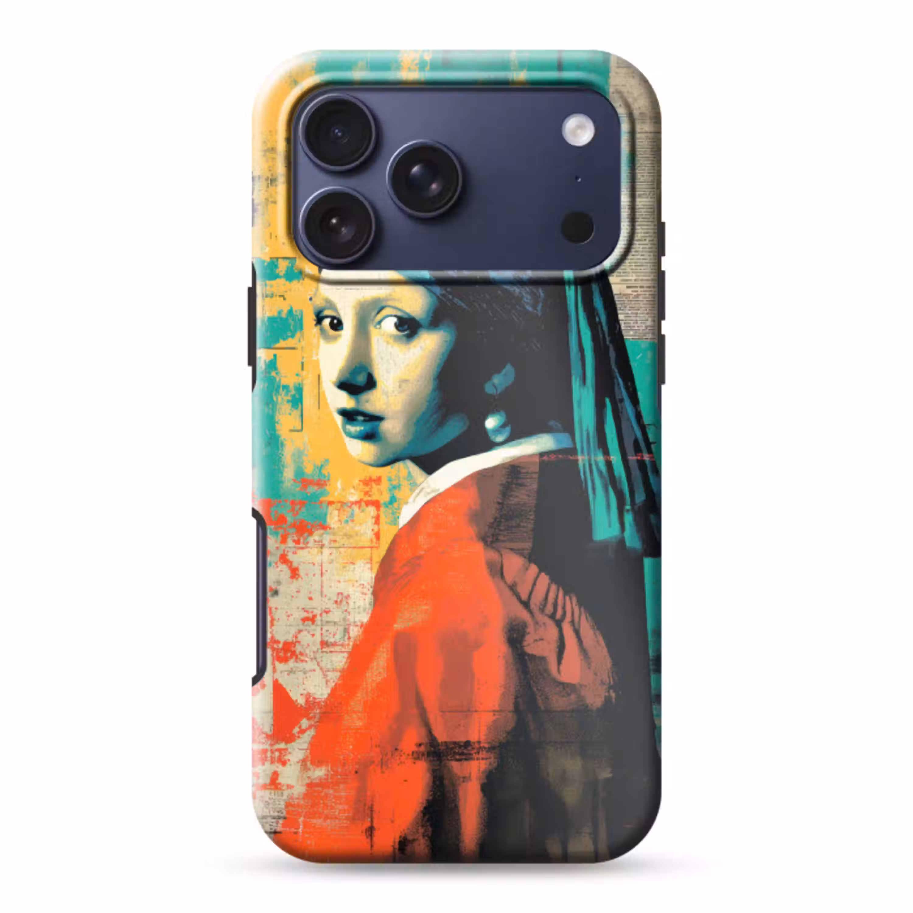 Klassiek - Pareloorbel - Streetartstijl - Kleurrijk Toughcase MagSafe Apple iPhone 17 Pro Max klein -3d