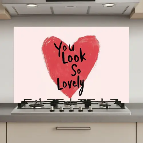 Hart - Rood - Valentijn keuken achterwand spatscherm klein -3d_website